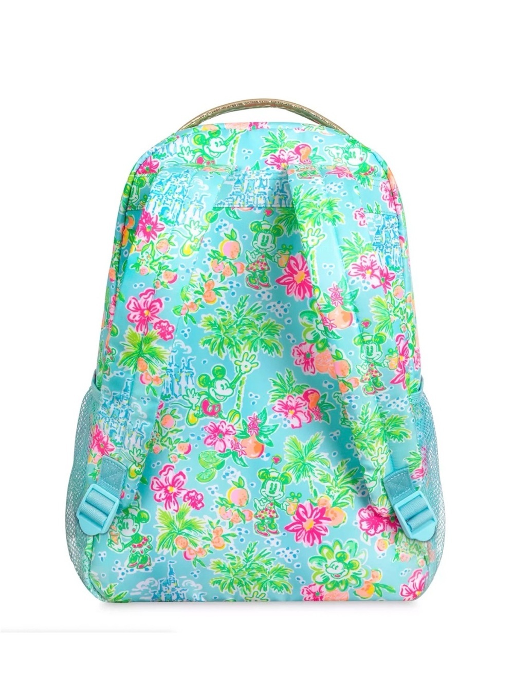 Disney Parks x Lilly Pulitzer Backpack Mickey Minnie Cinderella Castle Tropical - Picture 3 of 13